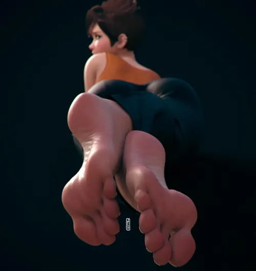 Thumbnail Tracer Caught You: Exploring Foot Fetish in Overwatch Rule 34