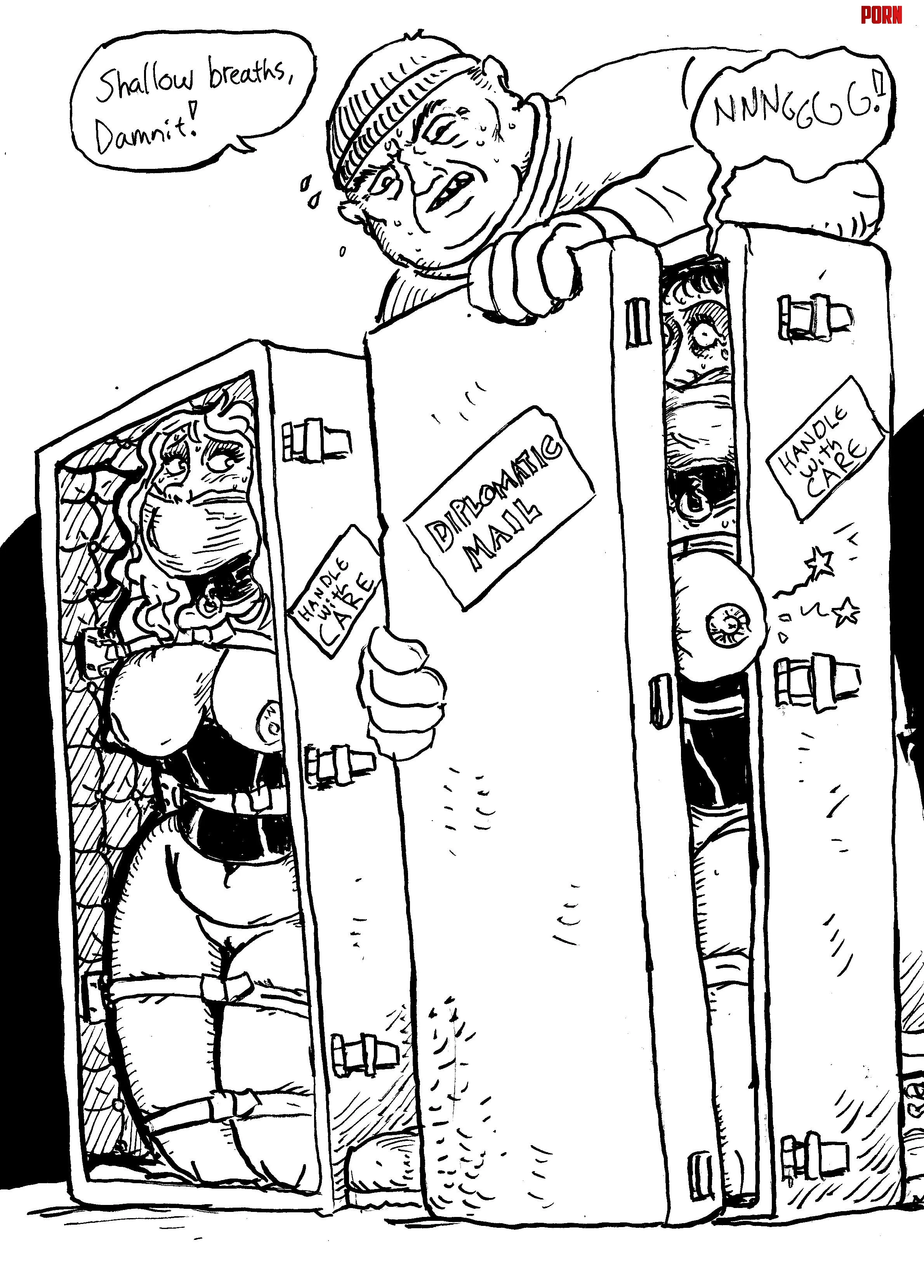 Too big to fit by nikunikunikubenki