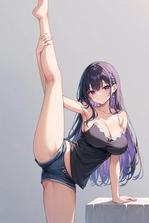 Thumbnail Thighdeology Standing Stretch by CheetahSperm18 for Increased Flexibility