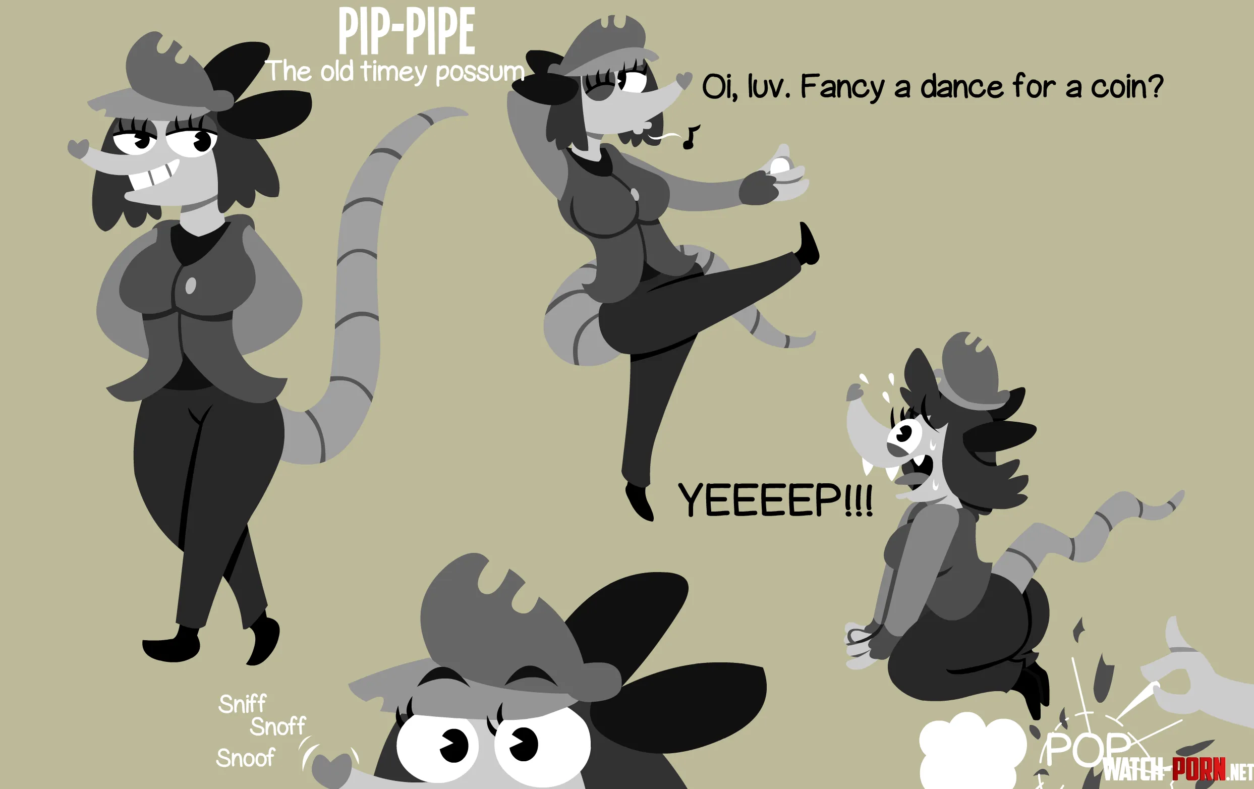 PipPipe Possum Art by me by Simple-Builder-6379
