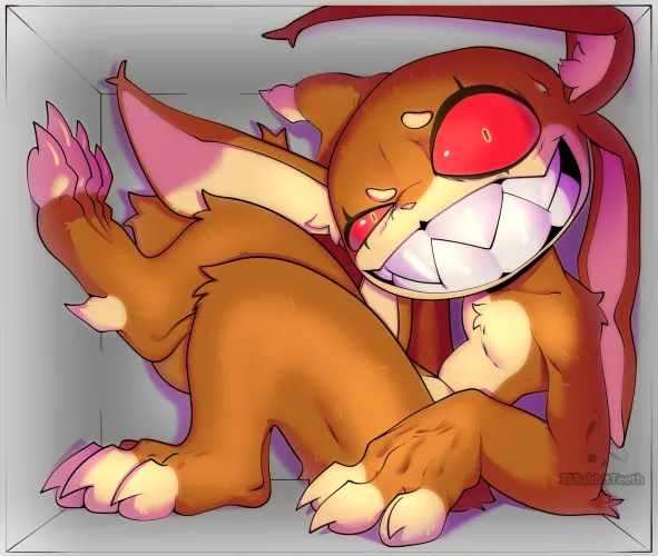 Thumbnail Unleashing Fierce Artistry: 'I'm Not Trapped in Here with You, You're Trapped in Here with Me' by 32RabbitTeeth in the Furry Category