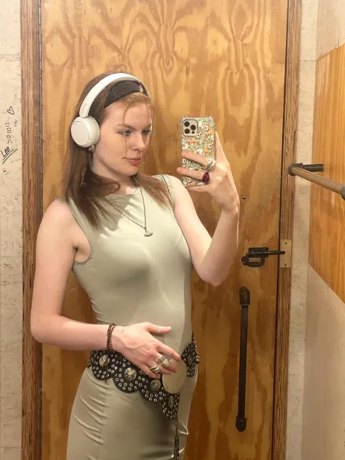 Thumbnail Gorgeous and Classy in a Stunning Nude Dress by Pristine_Parfait_304
