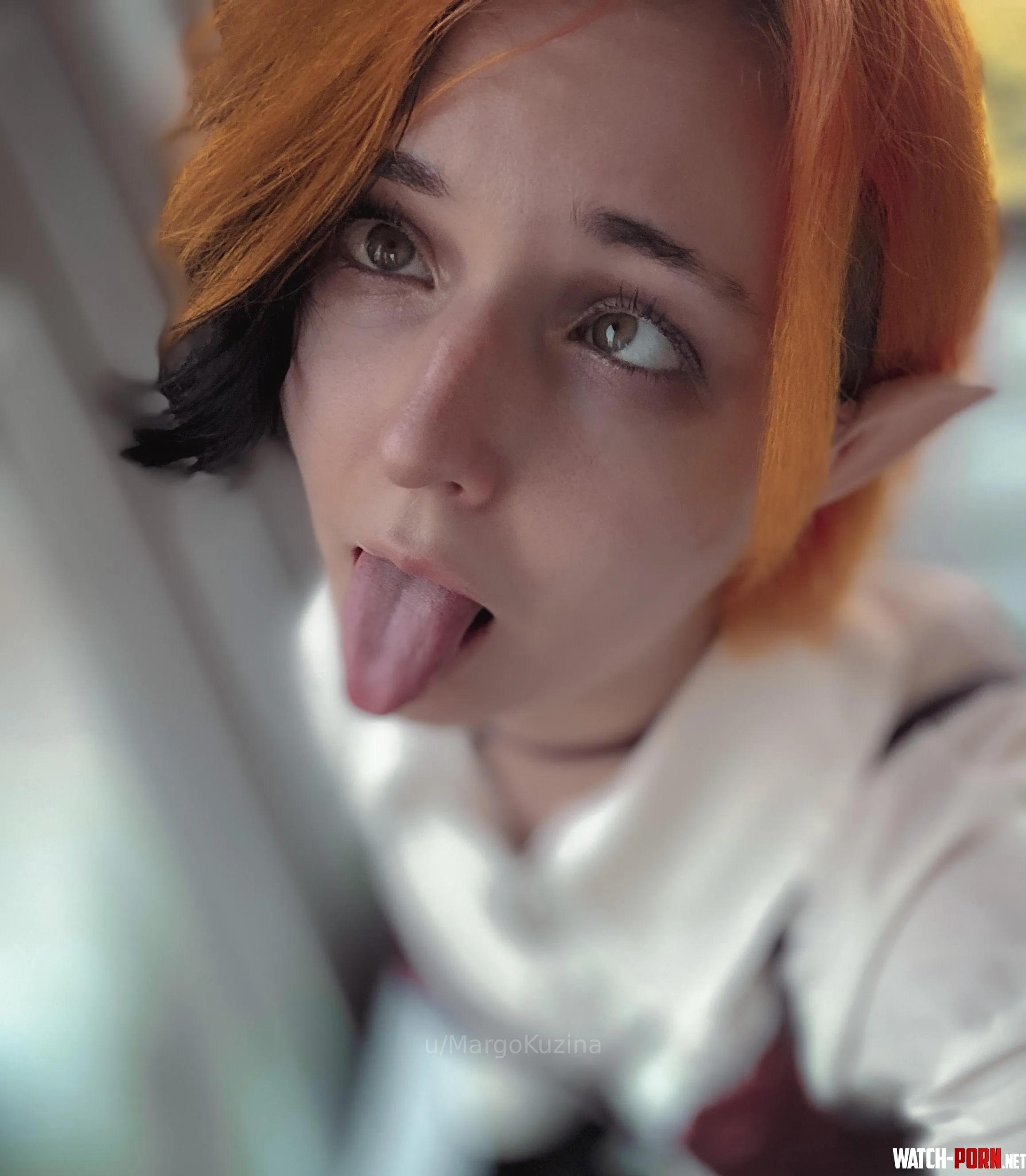 playful ginger elf by MargoKuzina