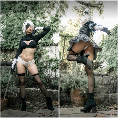 Thumbnail Exploring NSFWCostumes: Unveiling '2B' by AmandaWelp, Authored by blizzardsg