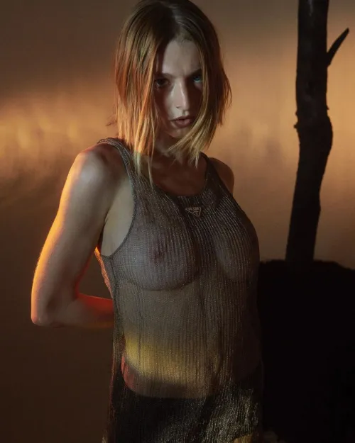 Thumbnail Hunter Schafer Poses in Stunning Photoshoot by Author a_fucken_normie | CelebNSFW Category