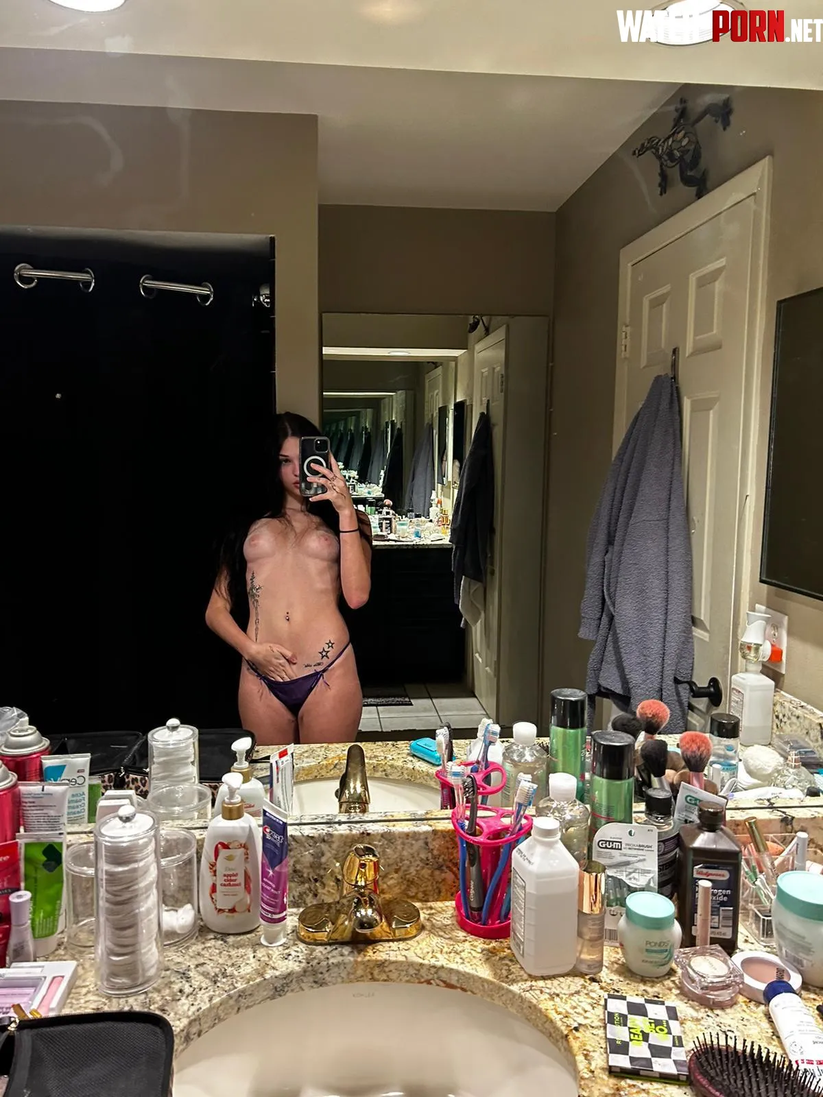 When im in my purple panties im always a slut F by CelenaDawn