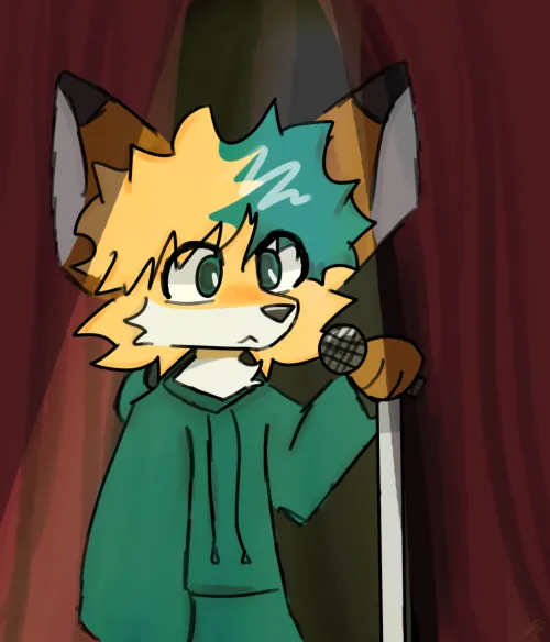 Thumbnail Conquering Stage Fright: A Personal Account by Civilhs in the Furry Community