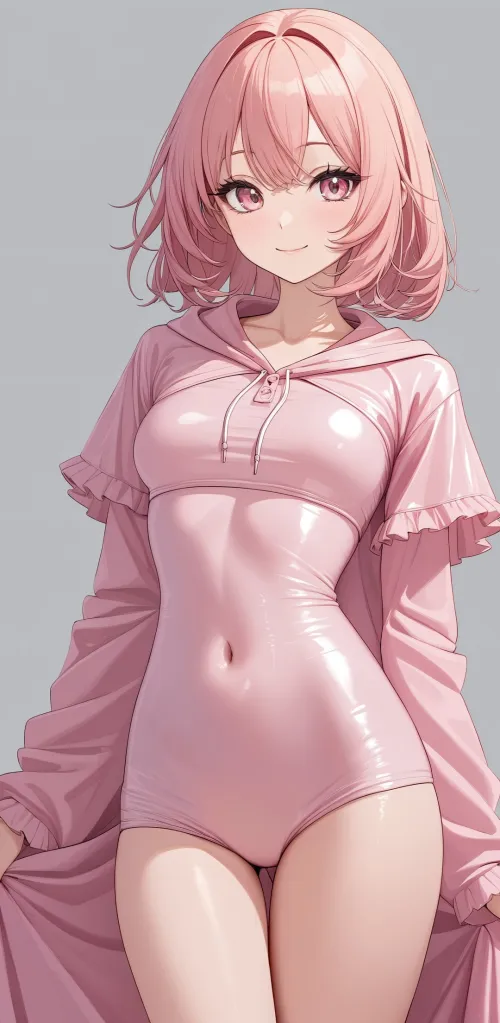 Thumbnail Fully Pink: Exploring Vibrant Anime Bodysuits by CheetahSperm18