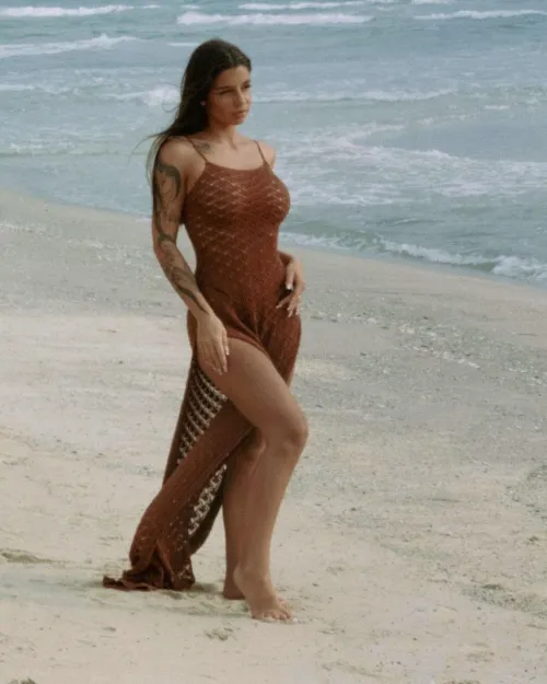 Thumbnail Rocking a Stylish Fishnet Dress on my Fit Body – LovelyAnnaLina's Stunning Look in WhyEvenWearAnything Category