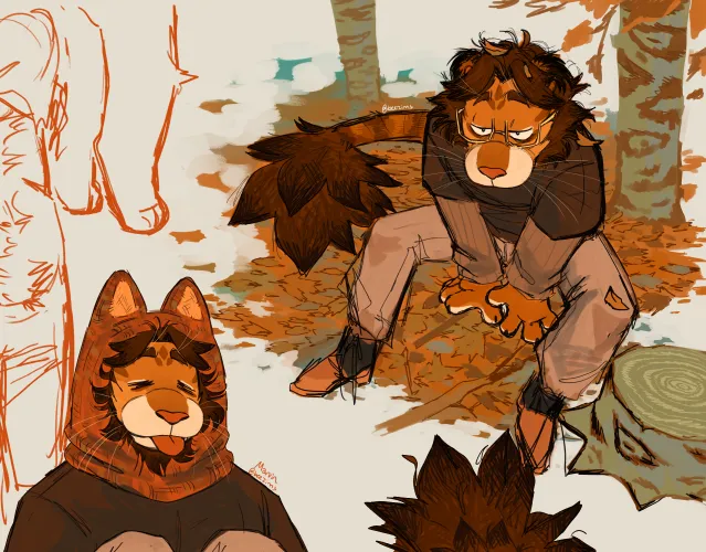 Thumbnail Furry Art Showcase: Exploring My Favorite Season through Marvicore's Unique Creations