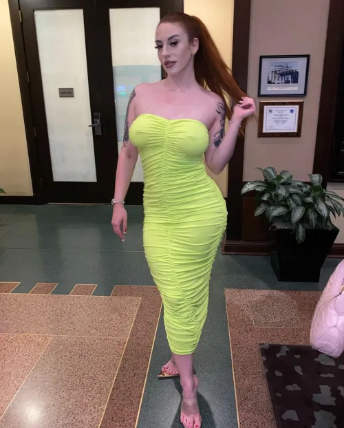 Thumbnail Vibrant Looks: Embracing Color in Tight Dresses by Redheademss