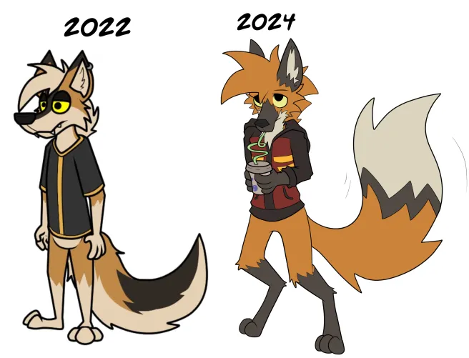 Thumbnail Floyd Maned Wolf Redesign: A Furry Transformation by TheRedFoxxo