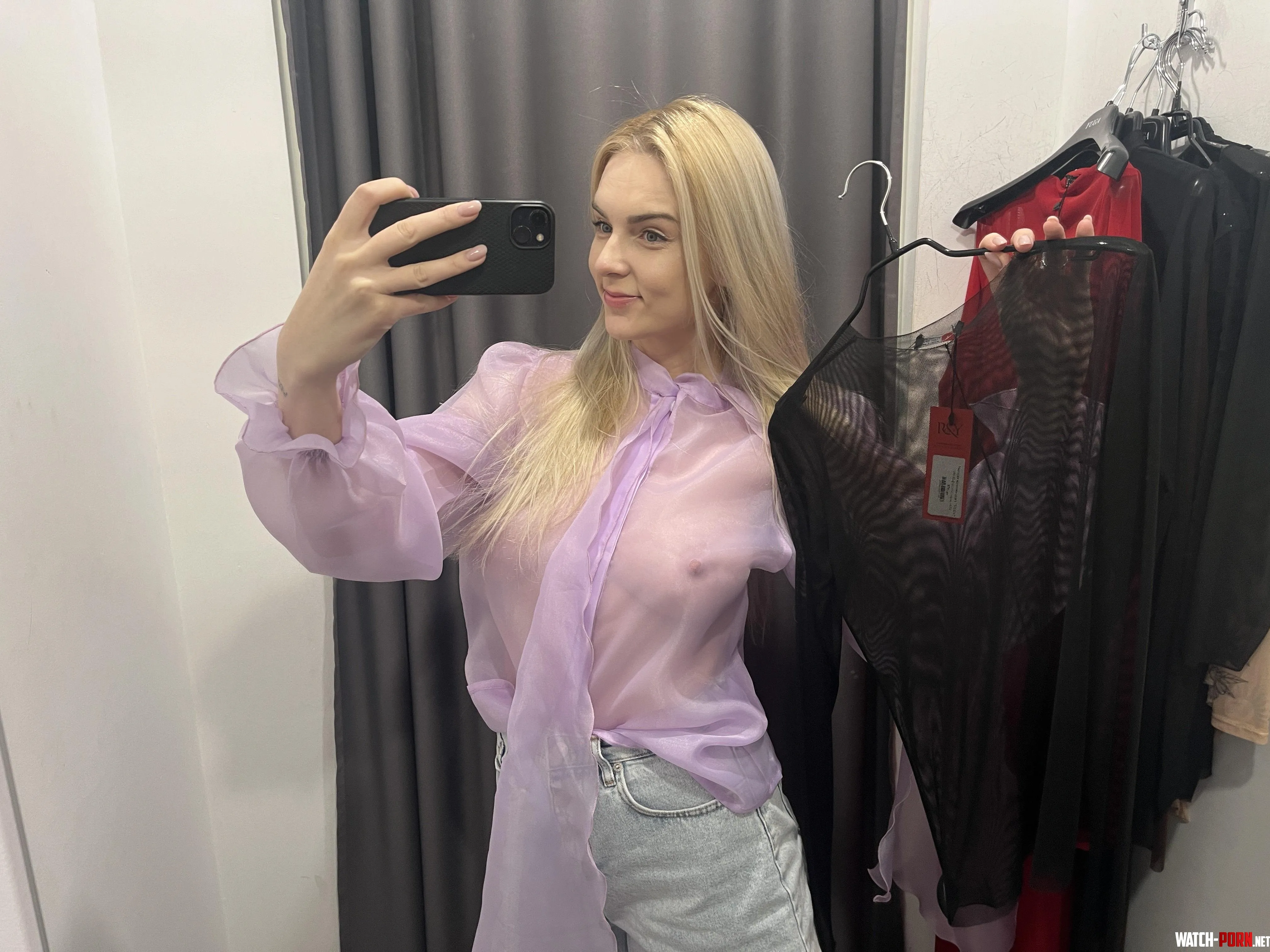 Black or purple purple or black I cant decide which one my boobs look better in by OpalLuxuryy