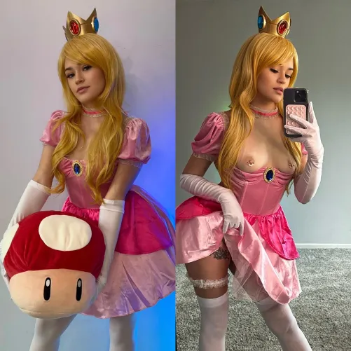 Thumbnail Princess Peach Cosplay by Guubella: A Stunning NSFW Recreation by Author Guubella
