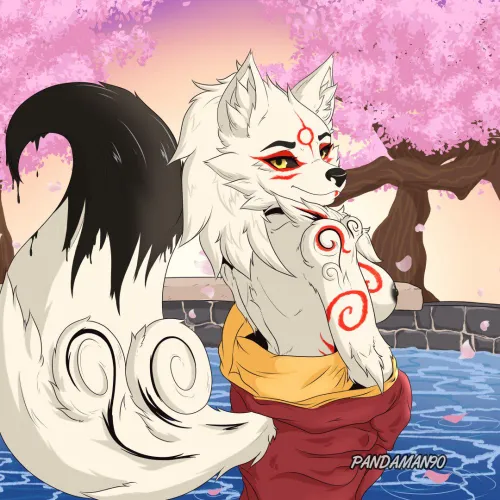 Thumbnail Discover the Artistry of Pandazar in Amaterasu F PandamanArt - A Stunning Creation in the Yiff Category