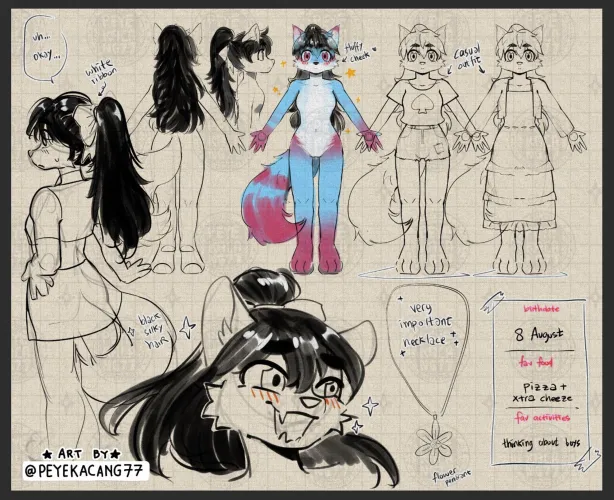 Thumbnail Furry Fanfiction by peyekacang77: Unnamed Protagonist's Journey