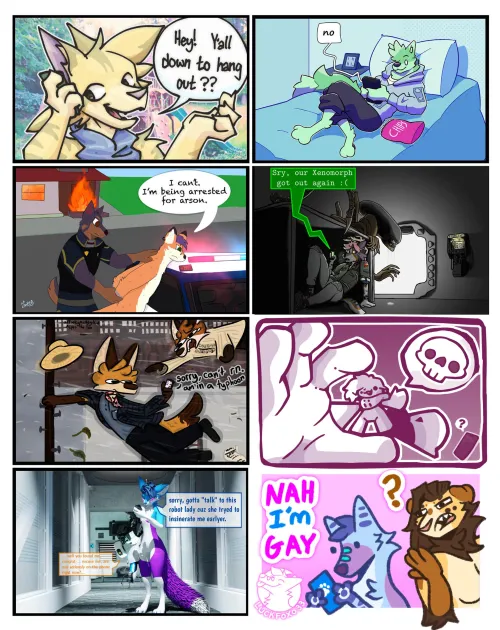 Thumbnail Unveiling 'What's Your Excuse' by LuckFoxo33: A Captivating Tale from the Furry Category