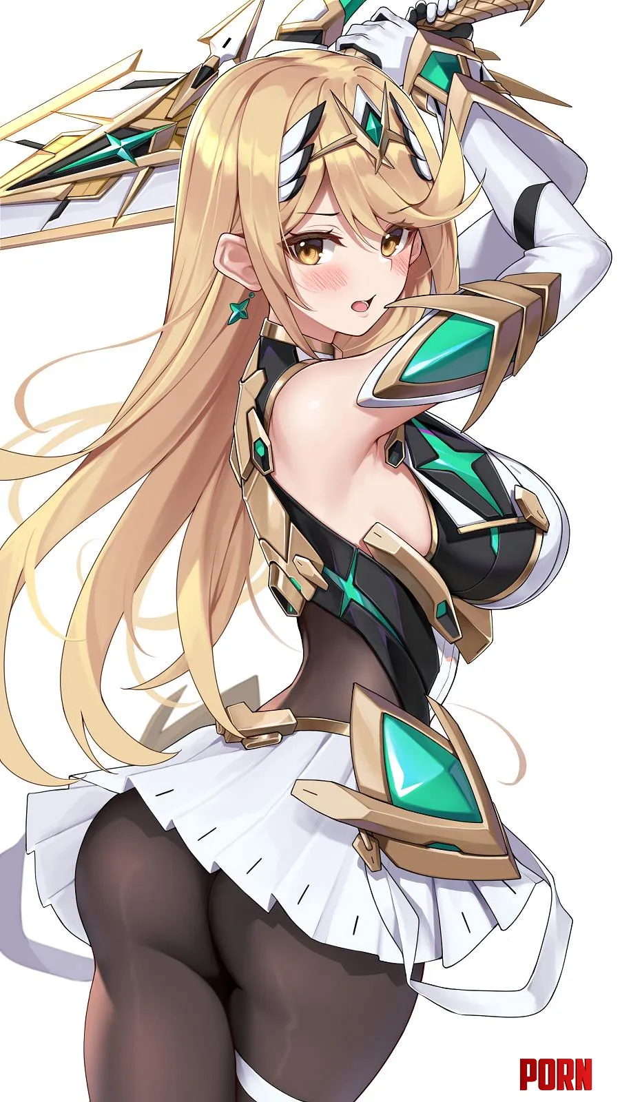 Mythra Xenoblade II by CheetahSperm18