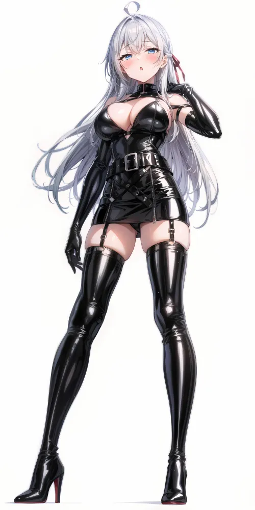 Thumbnail Dominatrix Alya Roshidere: A Thrilling Tale by Author CheetahSperm18 in the Anime Bodysuits Category