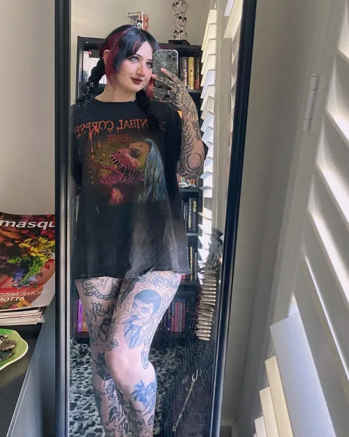 Thumbnail Sultry Style: T-Shirt and Panties - The Ultimate NSFW Outfit Guide by Ropesandchainss