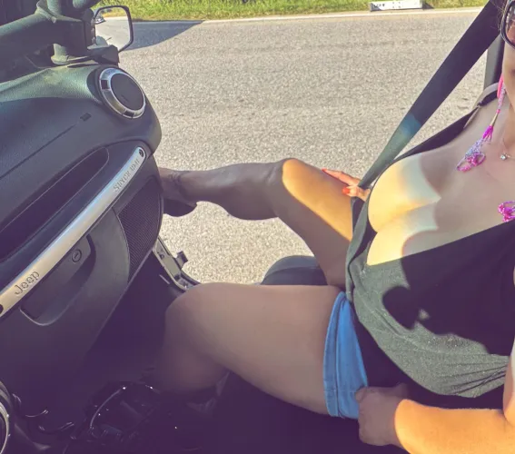 Thumbnail Ride with Me: A Sensual Exploration by Shortandthicck2 in the Downblouse Category