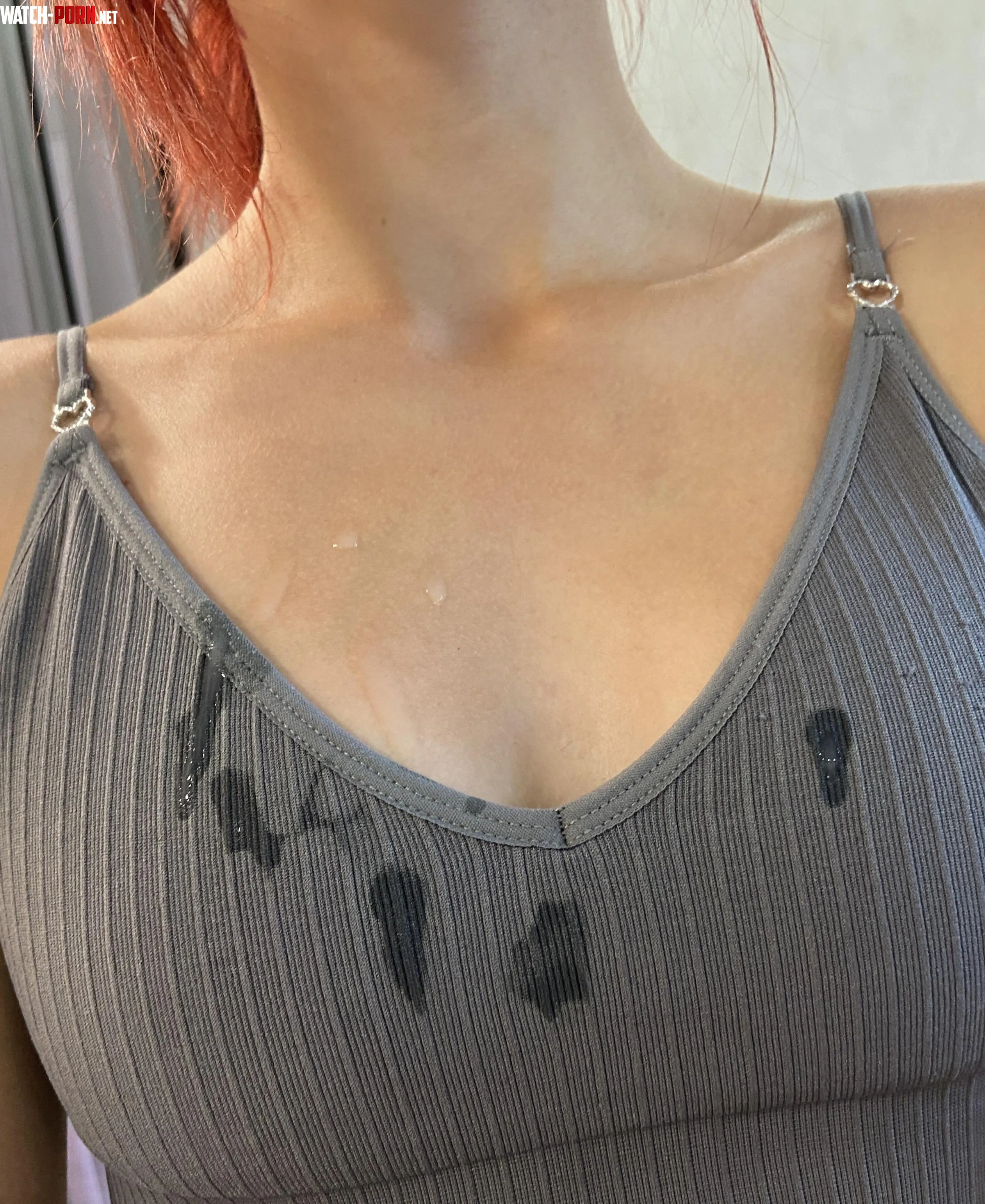 cum on my clothes as proof that I know how to use my mouth well by GlowingSoull