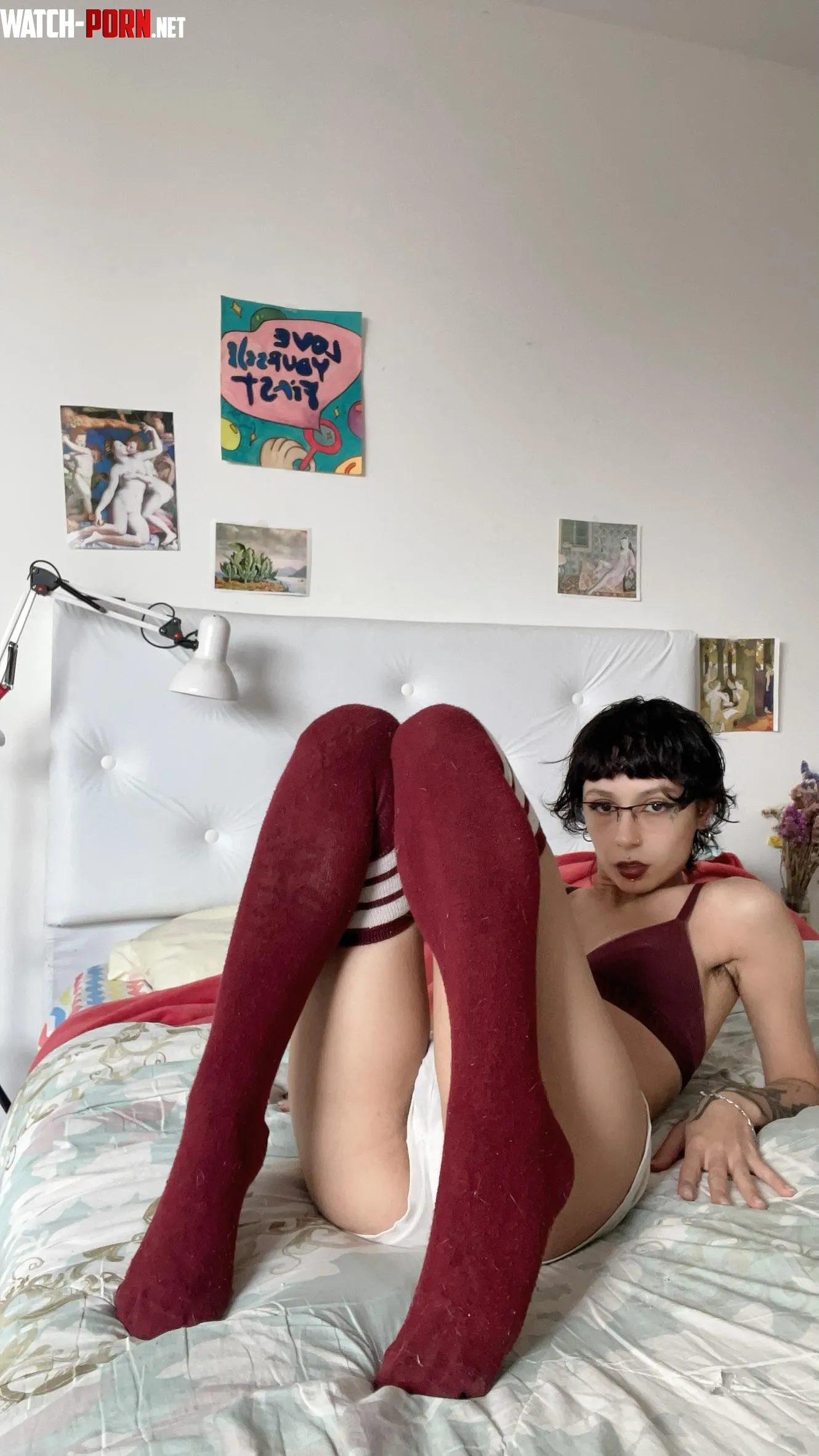 Do high socks turn you on as much as short socks F by Quawk_Girl