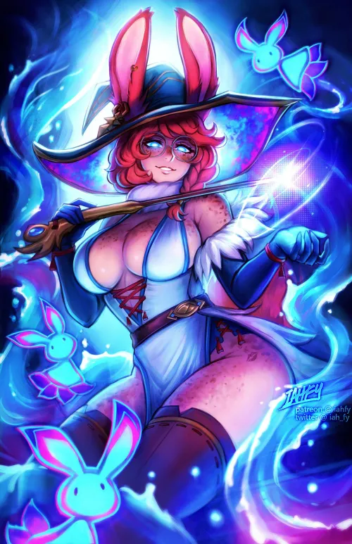 Thumbnail Aurora Rule34LoL Artwork by ThighEclipse: IAHFY Edition