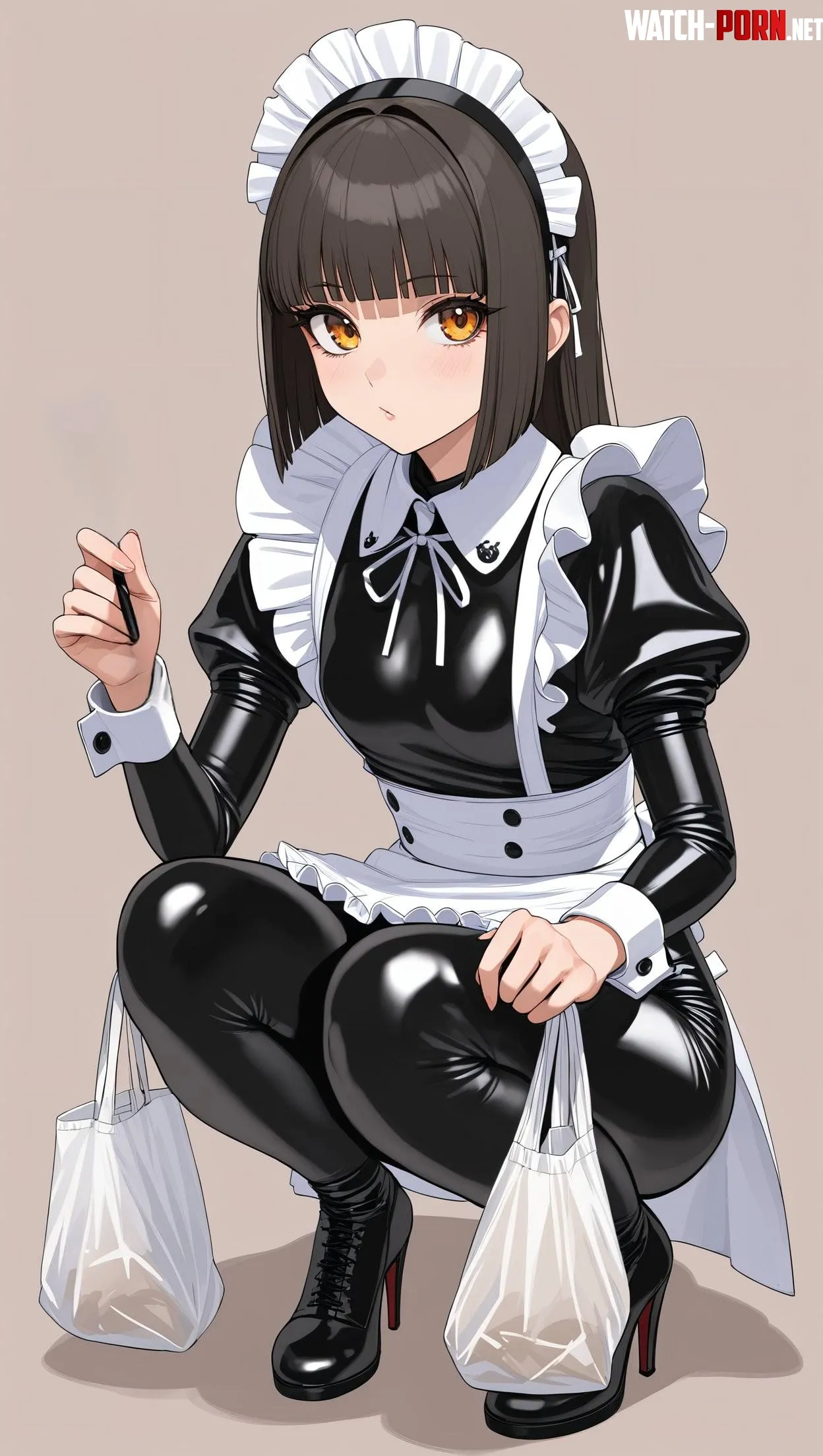 Bodysuit Maid  by CheetahSperm18