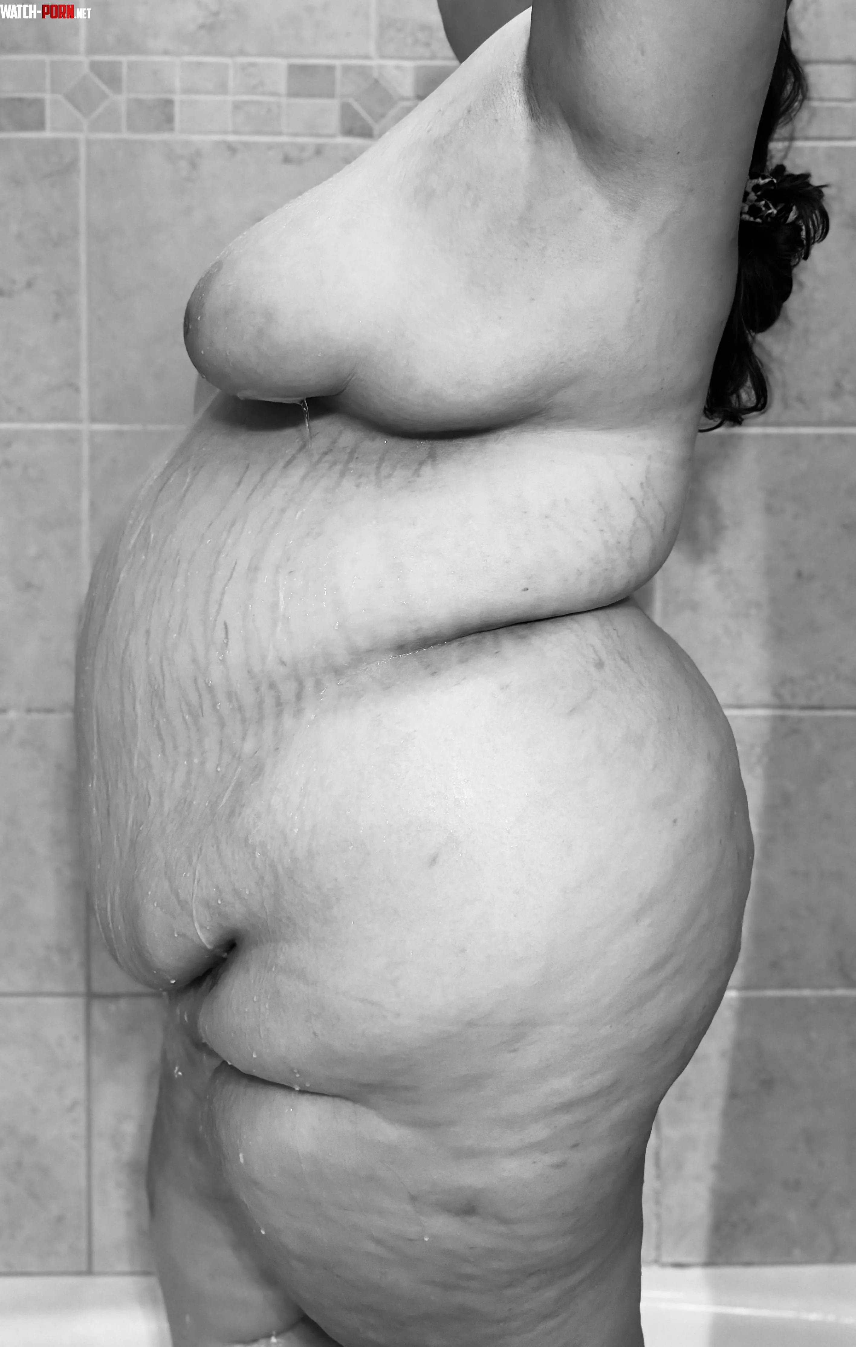 I wish it wasnt just water dripping off my body  by bbwfantasywifey