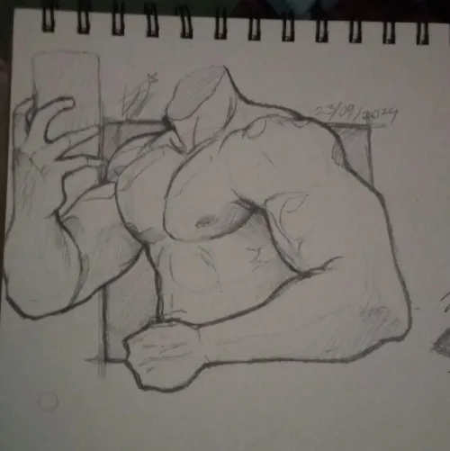 Thumbnail Pec Sketch Art by MeBara Sketchbook: A Glimpse into MajesticSupport1's Baramanga Creations
