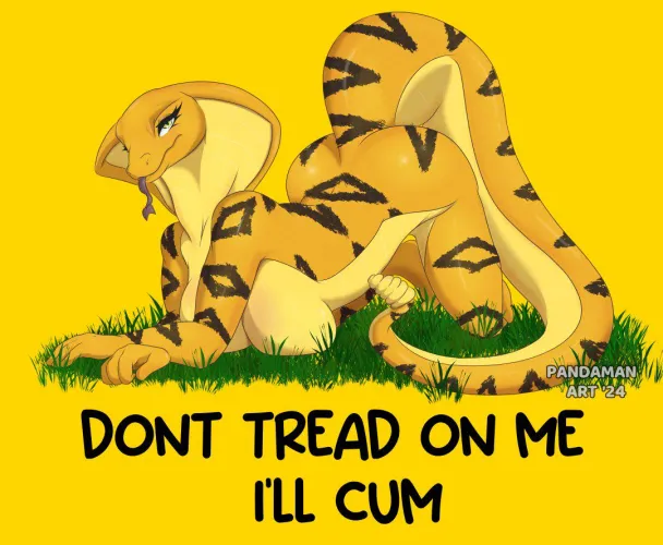 Thumbnail No Step on Snek F PandamanArt: A Unique Creation by Pandazar in the Yiff Category