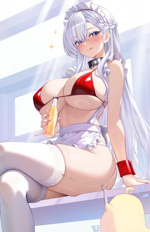 Thumbnail Belfast Mischievous Studiopokotan Azur Lane: An Anime Delight