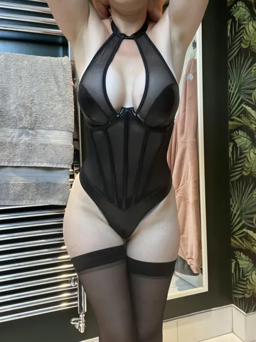 Thumbnail Exploring the Allure of Cleavage in a Stunning Bodysuit by Stacesum