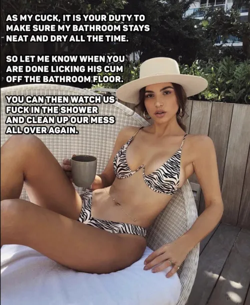 Thumbnail Cuckold Cleaning Duties: A Vacation Story by danx307 in CEIcaptions