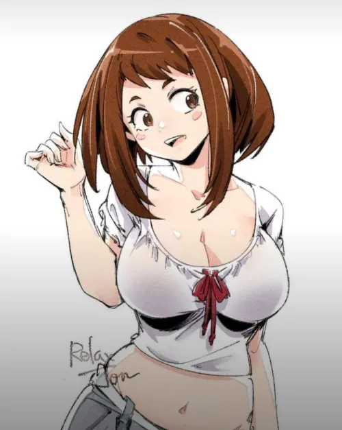 Thumbnail Ochako Deserves Some Love and Training: A Deep Dive into Her Character Development by Author ZealousidealPost6117 in the Thick Hentai Category