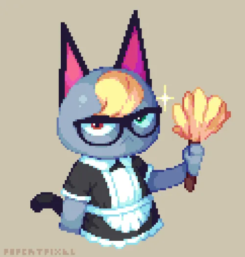 Thumbnail Pixel Art of an Old Raymond by popcatpixel | Furry Category