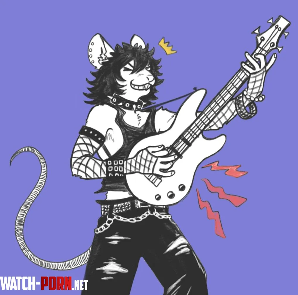 Max playing bass art by me by samrattus