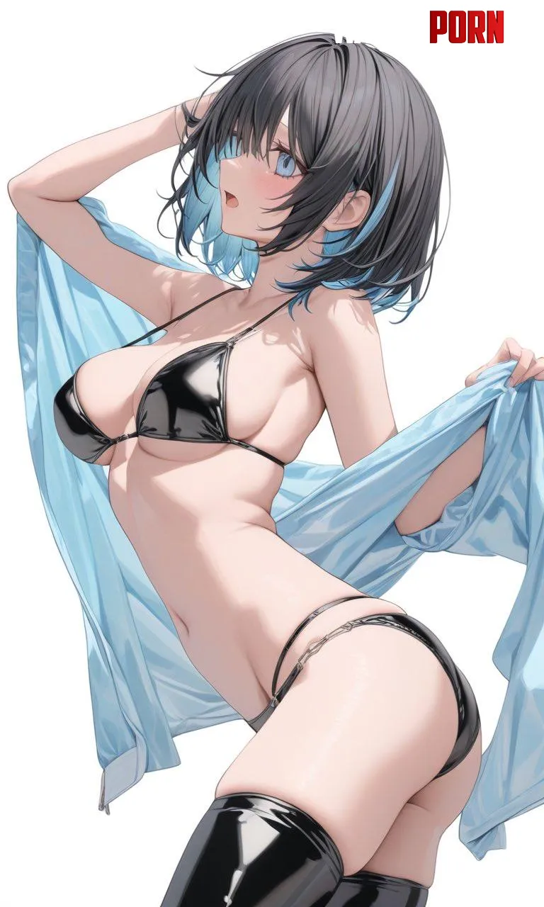 Latex Bikini  by CheetahSperm18