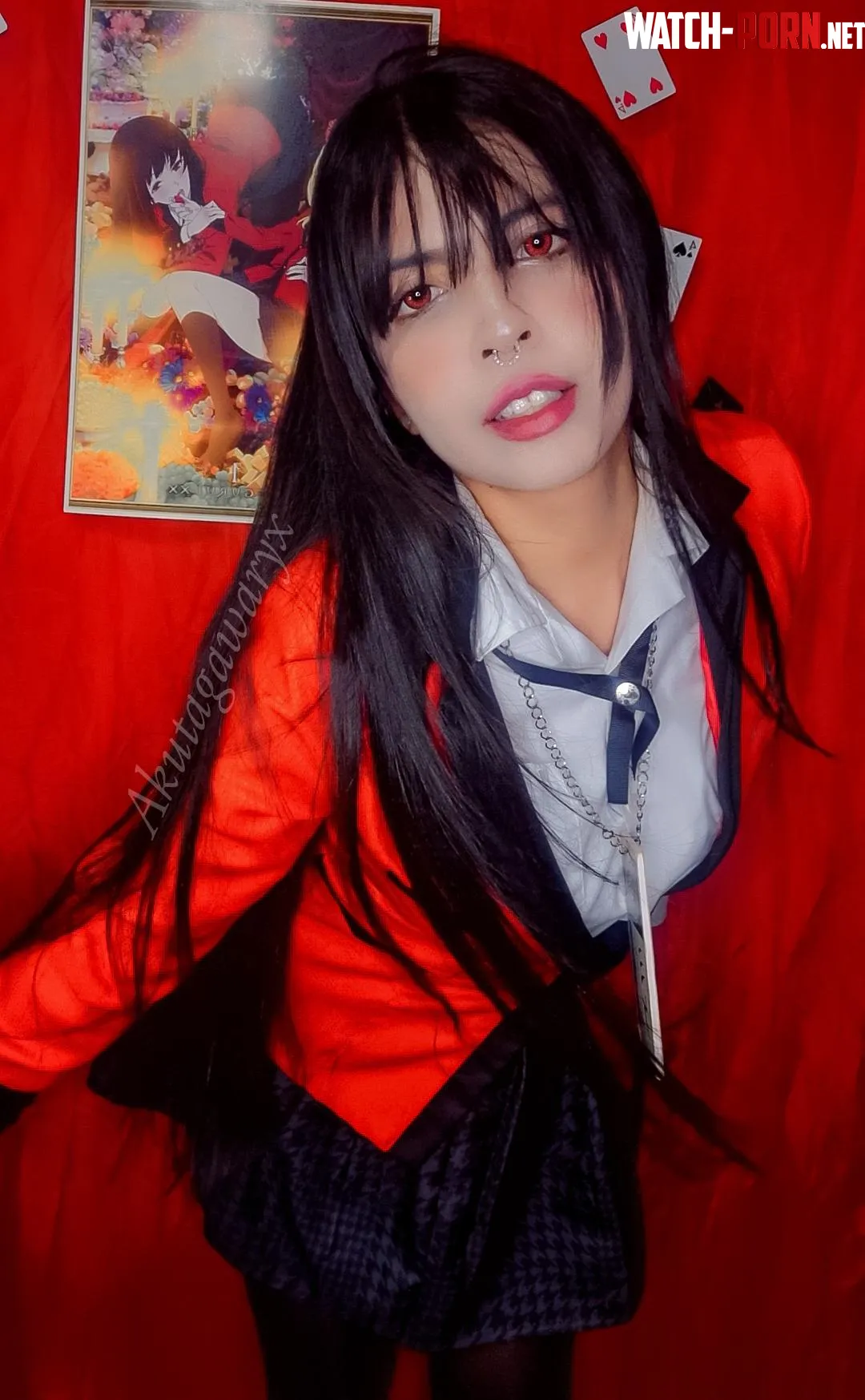 Yumeko Jabami by Akutagawaryx  by akuxxry