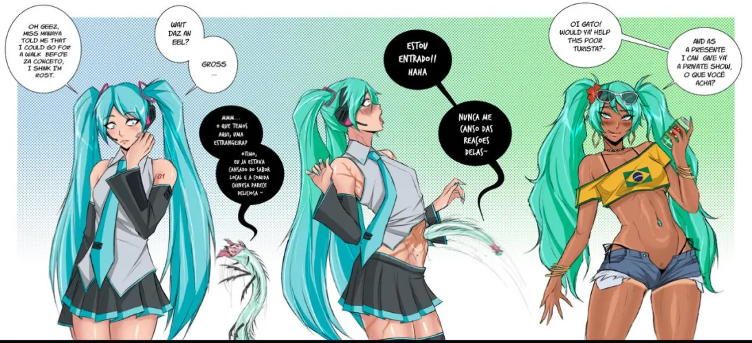 Thumbnail Brazilian Miku: Uncovering the Origins by Author AffectionateCoven in the Transformation Category