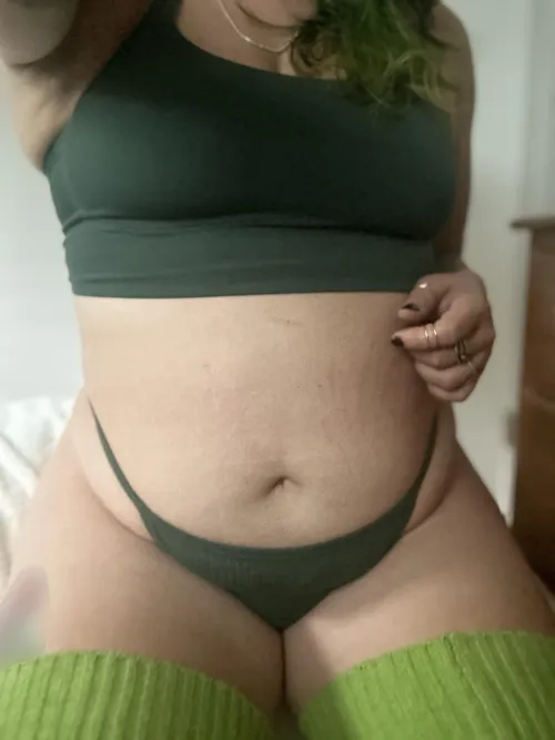 Thumbnail Thicker: Embracing Curves - Revealing the Struggle to Contain Thighs and Tummy by _greenscream
