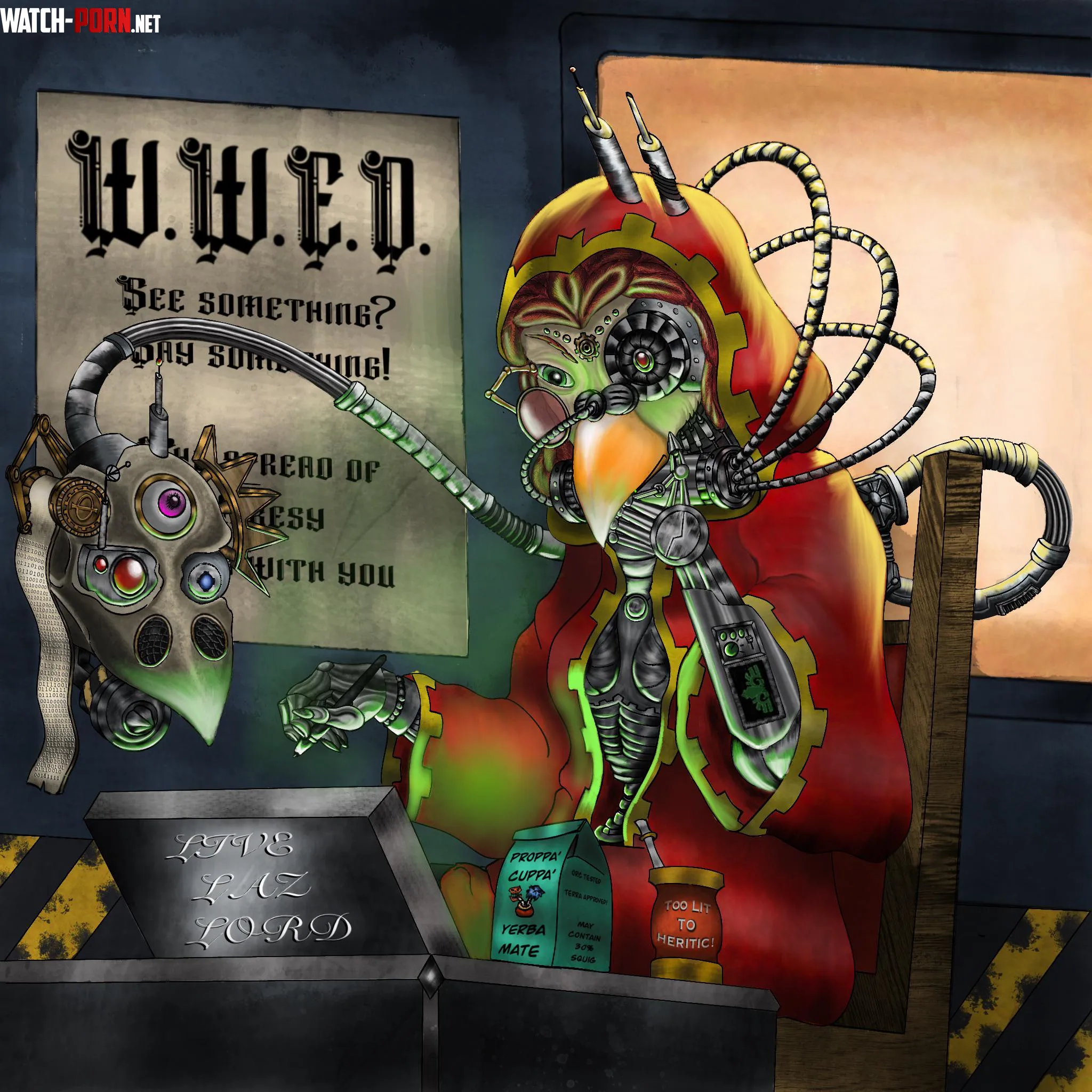 AdMech fulfilling commissions to afford promiscuous toaster colorized by 21CntrySchtzoidtrans