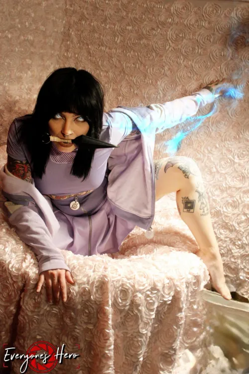 Thumbnail Foxself's Hinata Hyuganaruto Cosplay: A Sultry Display