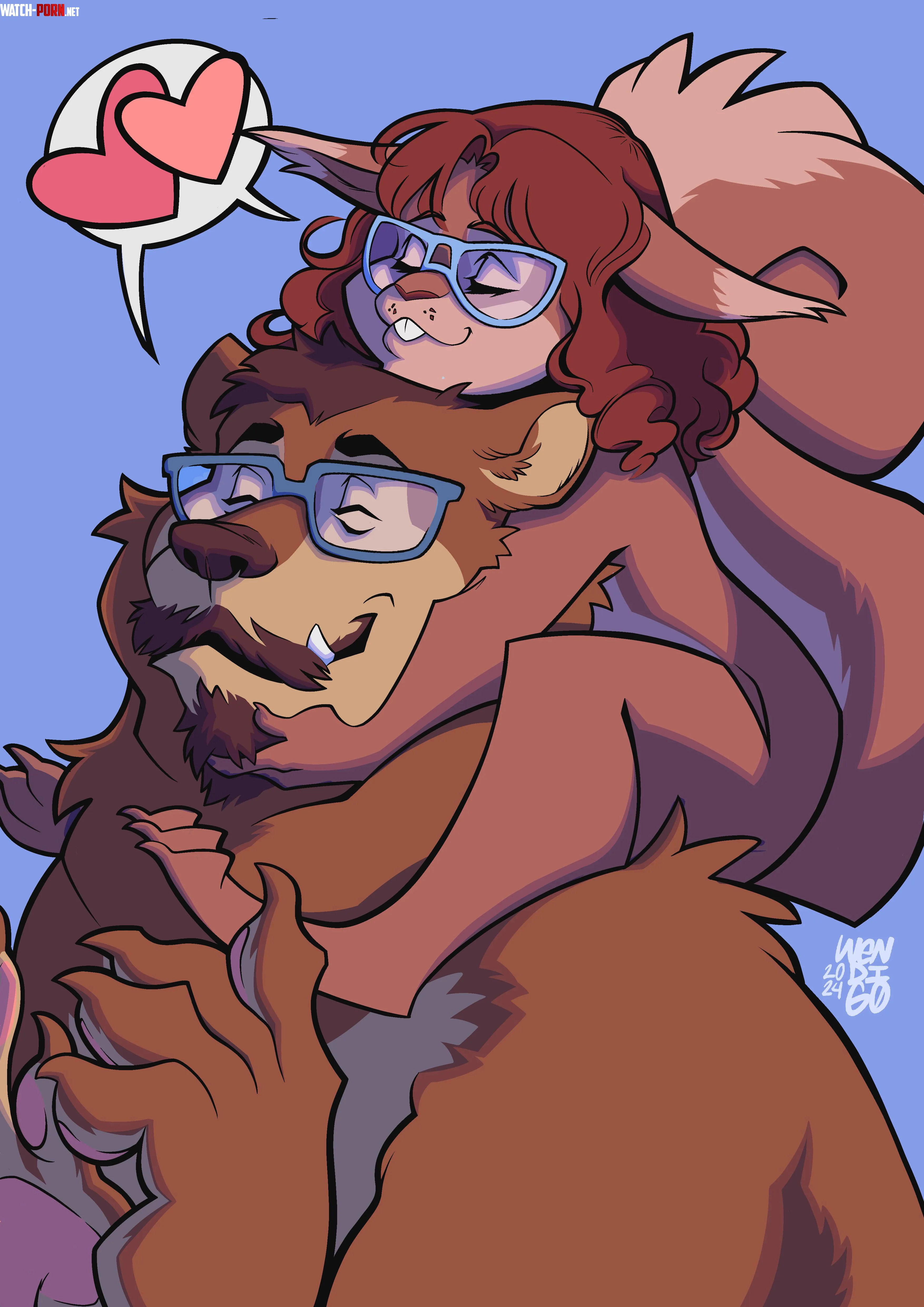 Art by meCommission for a good friend and his GF by WendiG0Dancing
