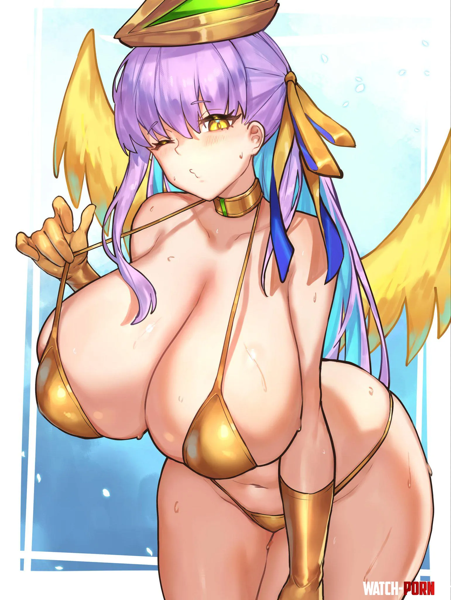 Golden BB Fate grand order  by destinyherowolf