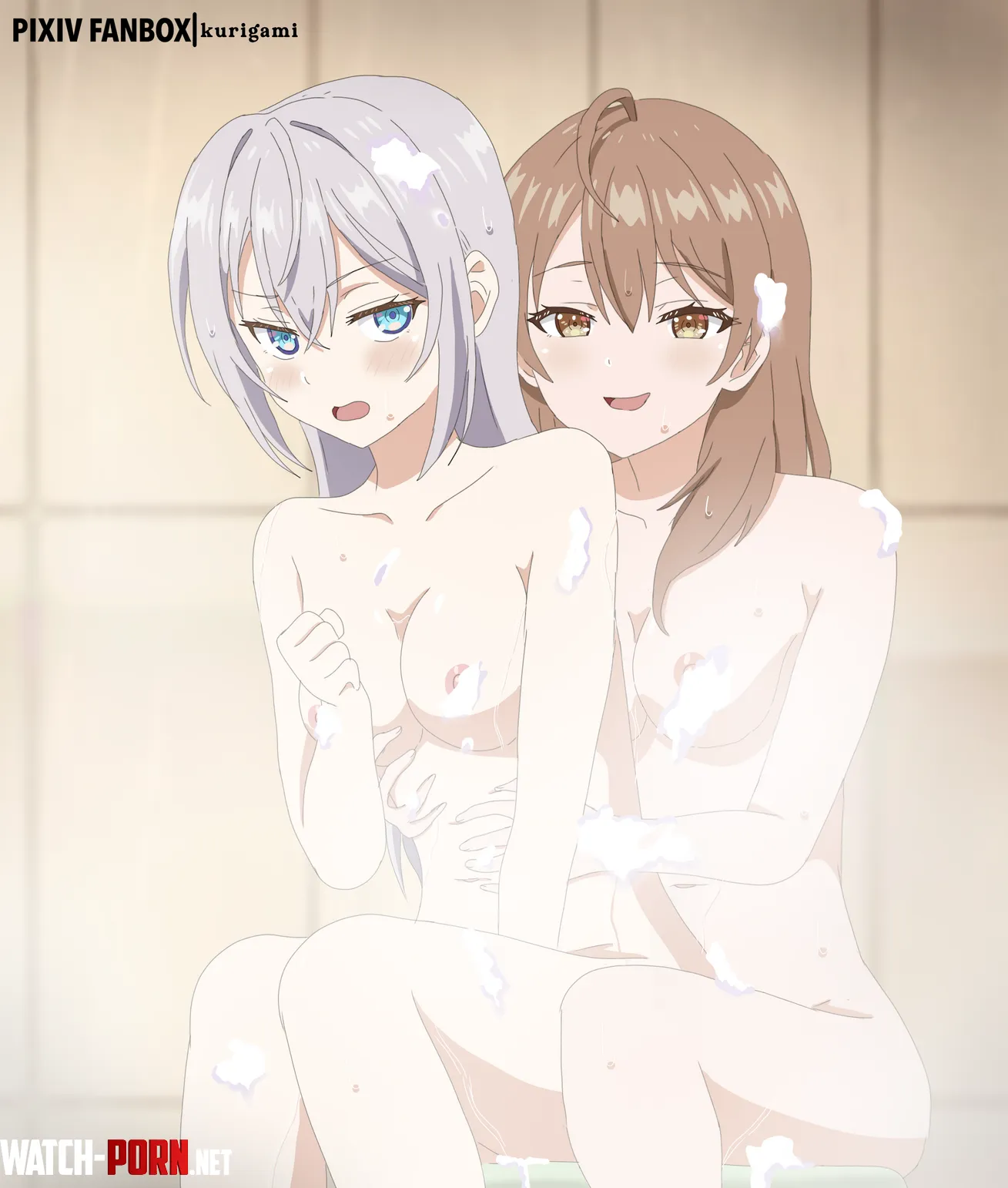 Bathing together Tokidoki bosotto roshiago de dereru tonari no Alyasan by BloodLustHunt