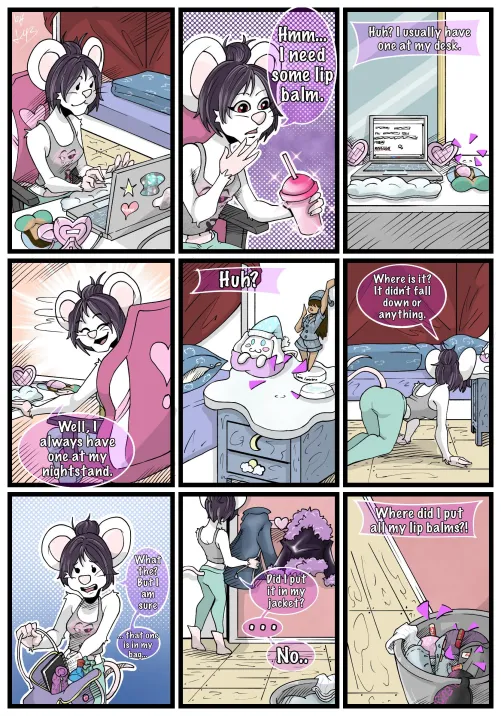 Thumbnail Adorable 9-Panel Furry Comic by MoonBundy: A Creative Delight!