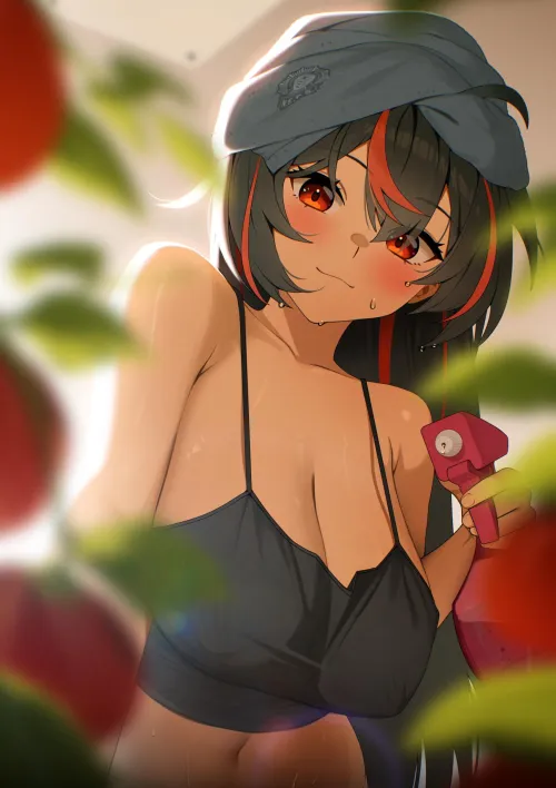 Thumbnail Unforgettable Zhu Yuan Tomato Spray in BigAnimeTiddies