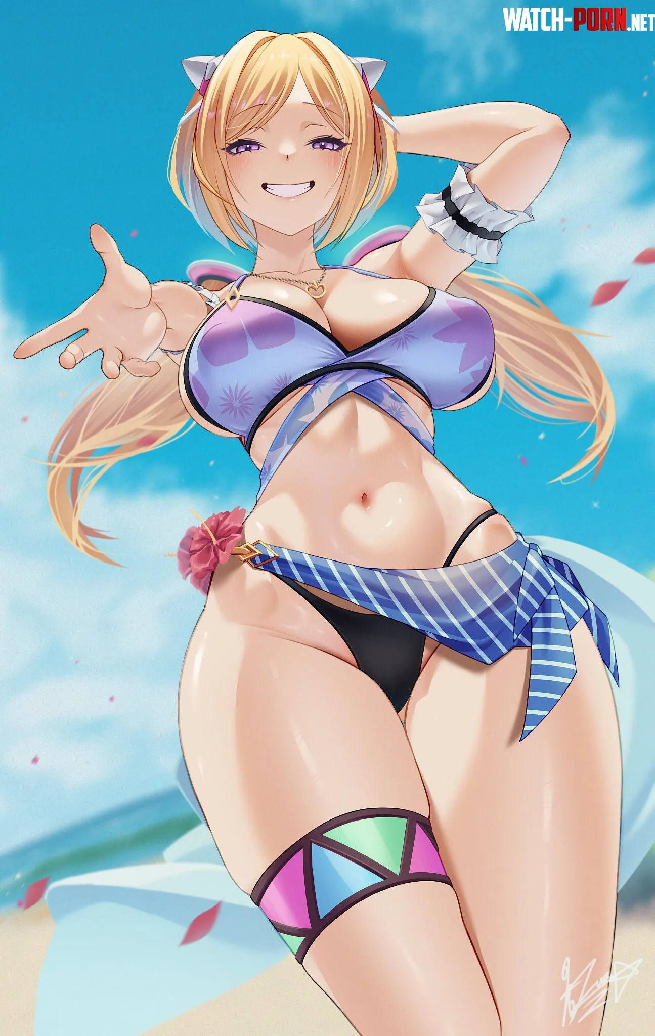 Beach Akirose Hakua  by NewTrib6